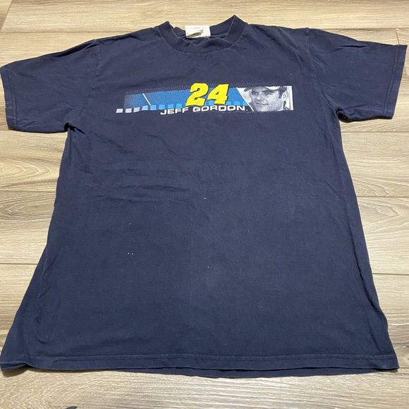 VTG Winners Circle Jeff Gordon NASCAR Double Sided Graphic Racing T-Shirt Mens M - Picture 2 of 8